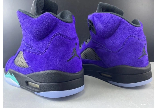 Alternate 136027-500 Air Jordan Grape Retro 5 136027-500 0328